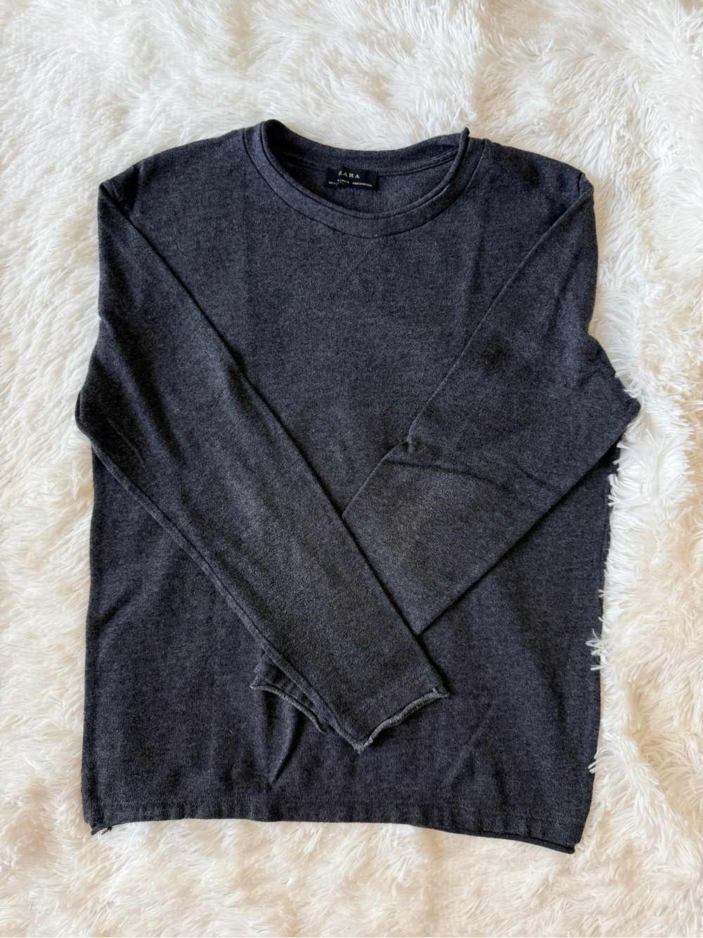 Zara Gray Crewneck Sweatshirt